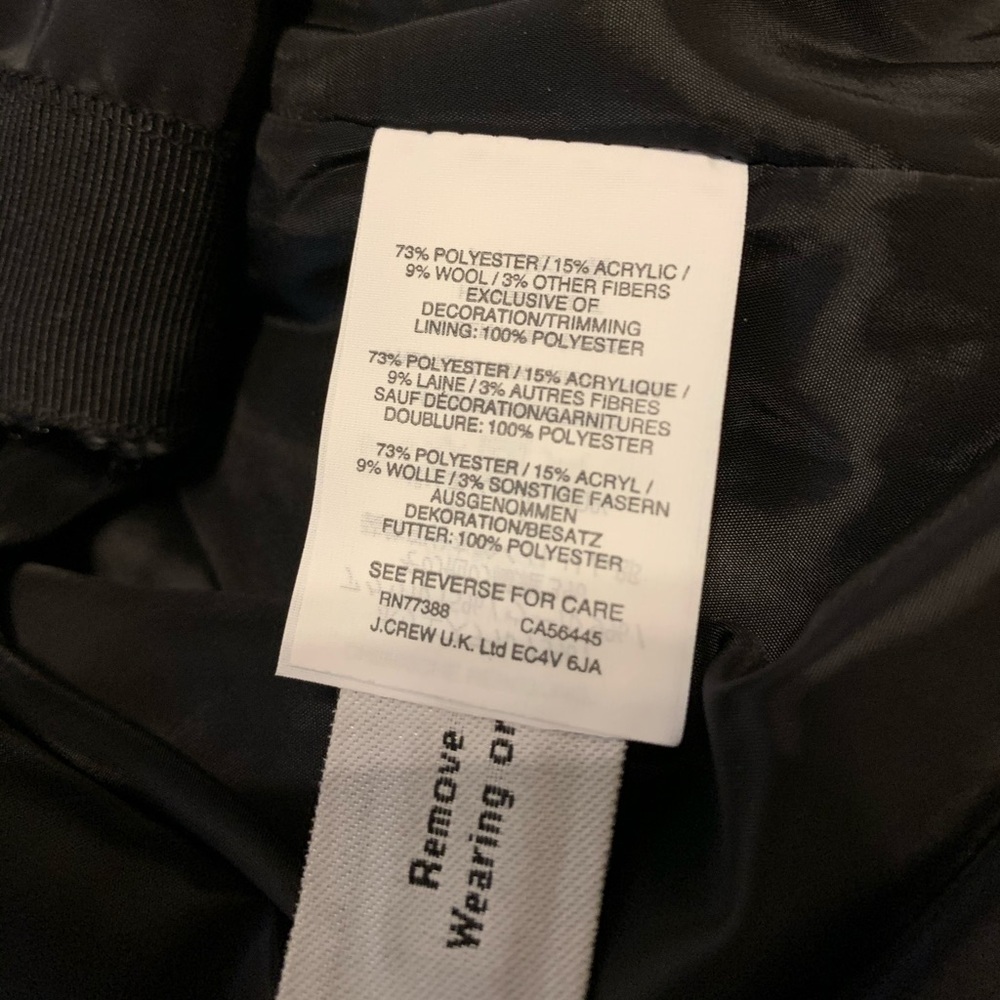🎉HOST PICK🎉Brand New Black & White J. Crew Skirt - Picture 8 of 8